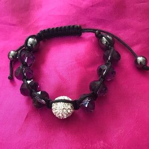 New Beaded Crystal Expandable Bracelet
